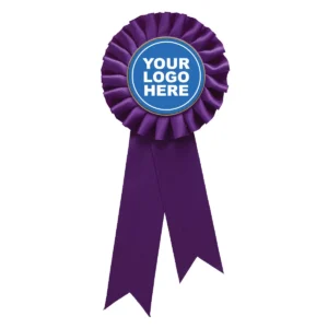 Purple purple rosette w/ hook