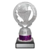 Blue purple torch with plastic / marble construction