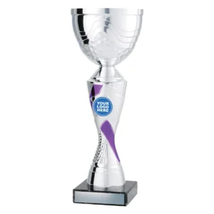 Purple purple trident with plastic / metal / marble construction