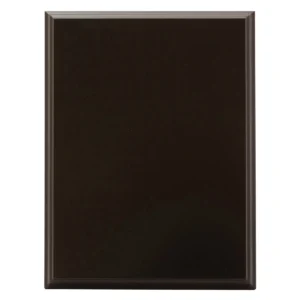 Black quality black plaque with timber construction