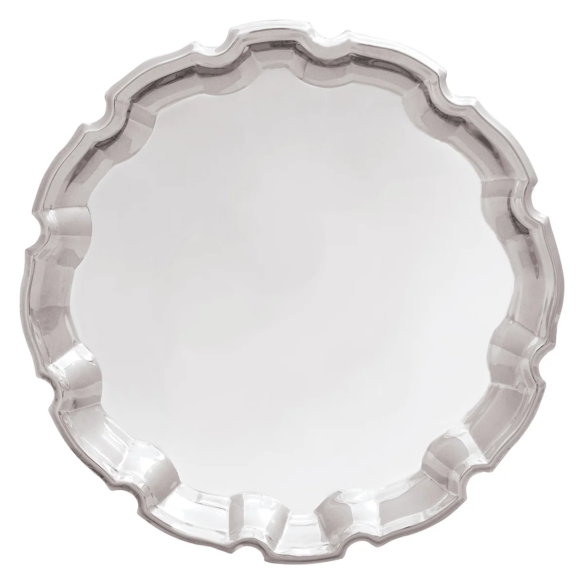 try16c-silver Silver randwick tray with metal construction