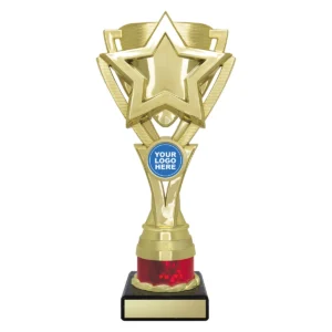 Red red kudos cup with plastic / marble construction