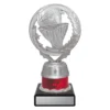 n501b-red Red red torch with plastic / marble construction
