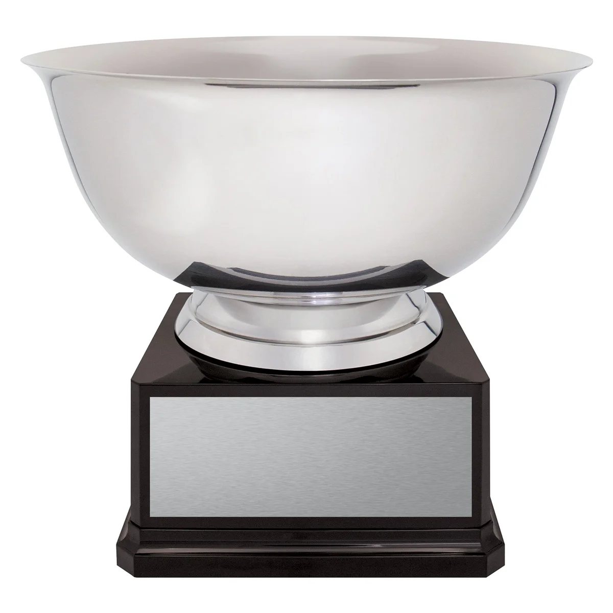 cup200-silver Silver revere bowl with plastic / metal construction