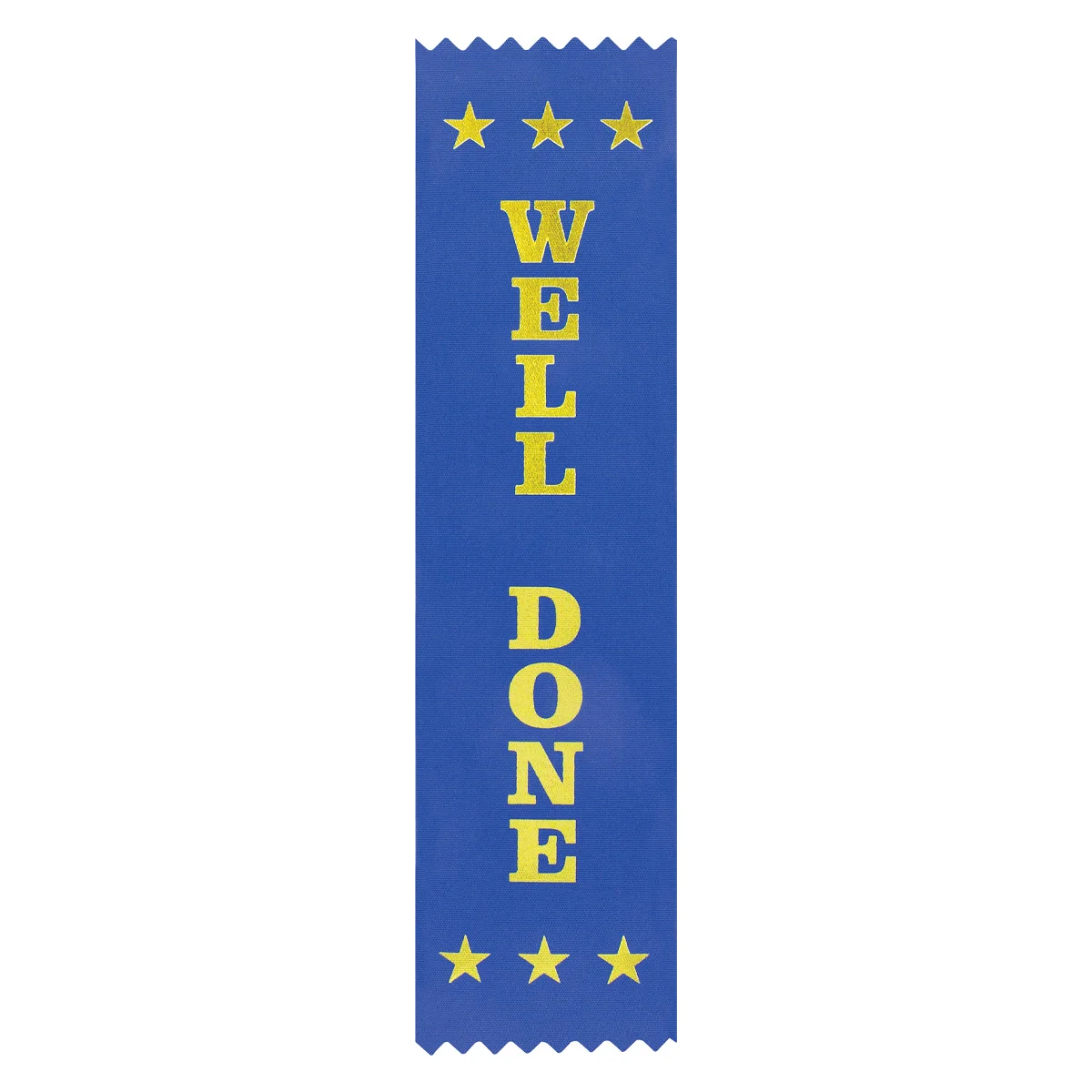 Blue ribbon - well done with ribbon construction