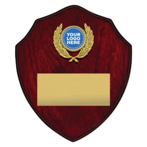 Rosewood rosebud shield with timber construction