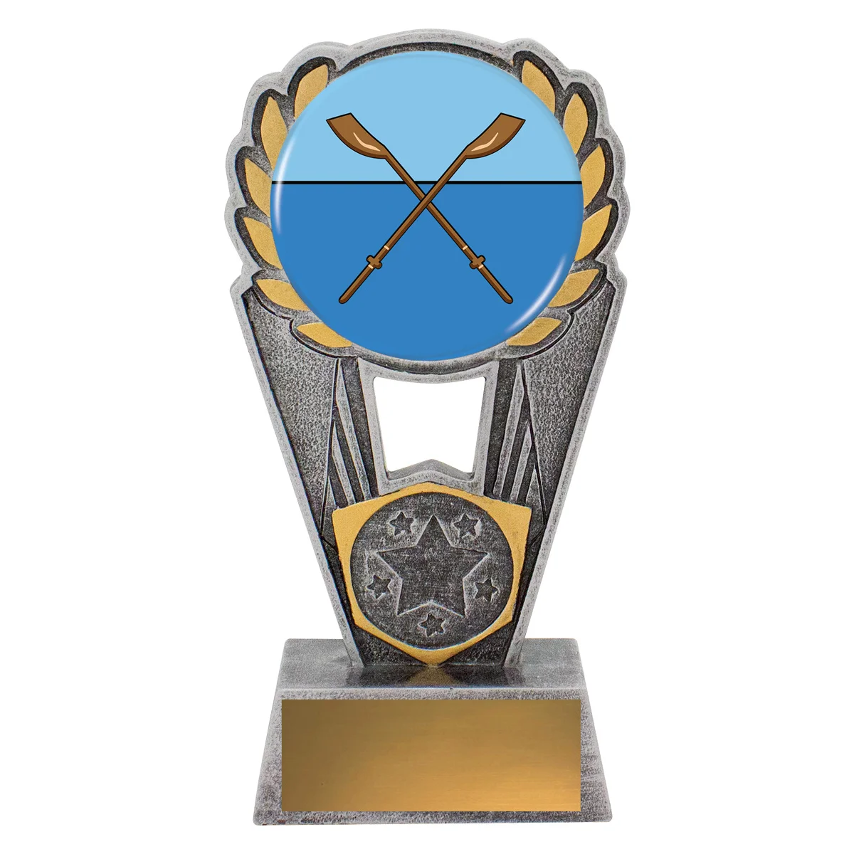 psk144a-silver Silver rowing polaris - colour with resin construction