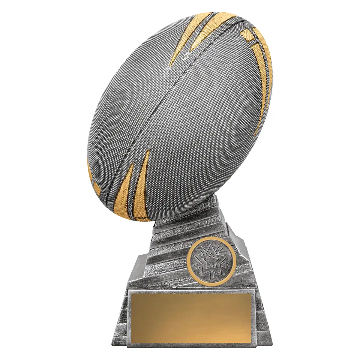 a3390a-silver Silver rugby mainstay with resin construction