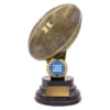 a210a-gold Gold rugby pedestal with resin construction