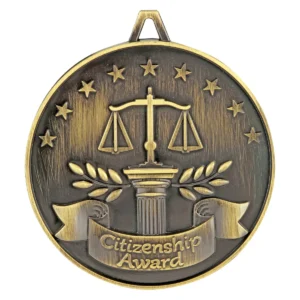 Gold scholarship - citizenship with metal construction