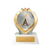 -gold Silver / gold sierra tower-hockey with resin construction