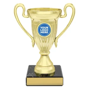 Gold signal cups with plastic / marble construction