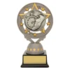 ft247a-silver Silver silver athletics torch with plastic construction