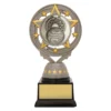 ft234b-silver Silver silver basketball torch with plastic construction