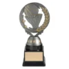ft260c-silver Silver silver basketball torch with plastic construction