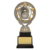 ft234c-silver Silver silver basketball torch with plastic construction