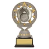 ft234a-silver Silver silver basketball torch with plastic construction