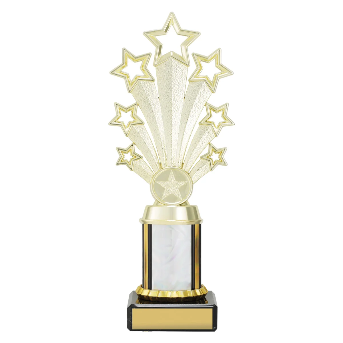 Silver silver fanfare with plastic / marble construction