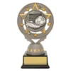 ft280a-silver Silver silver football torch with plastic construction