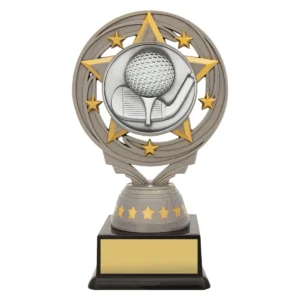 Silver silver golf torch with plastic construction