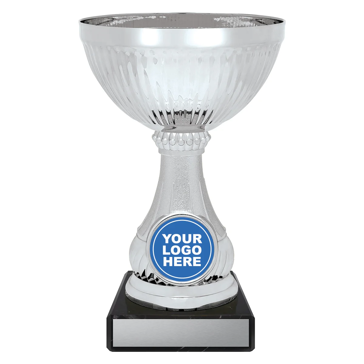 cup151a-silver Silver silver lucca with plastic / metal / marble construction