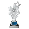 d5201b-blue Blue silver starburst with plastic / marble construction