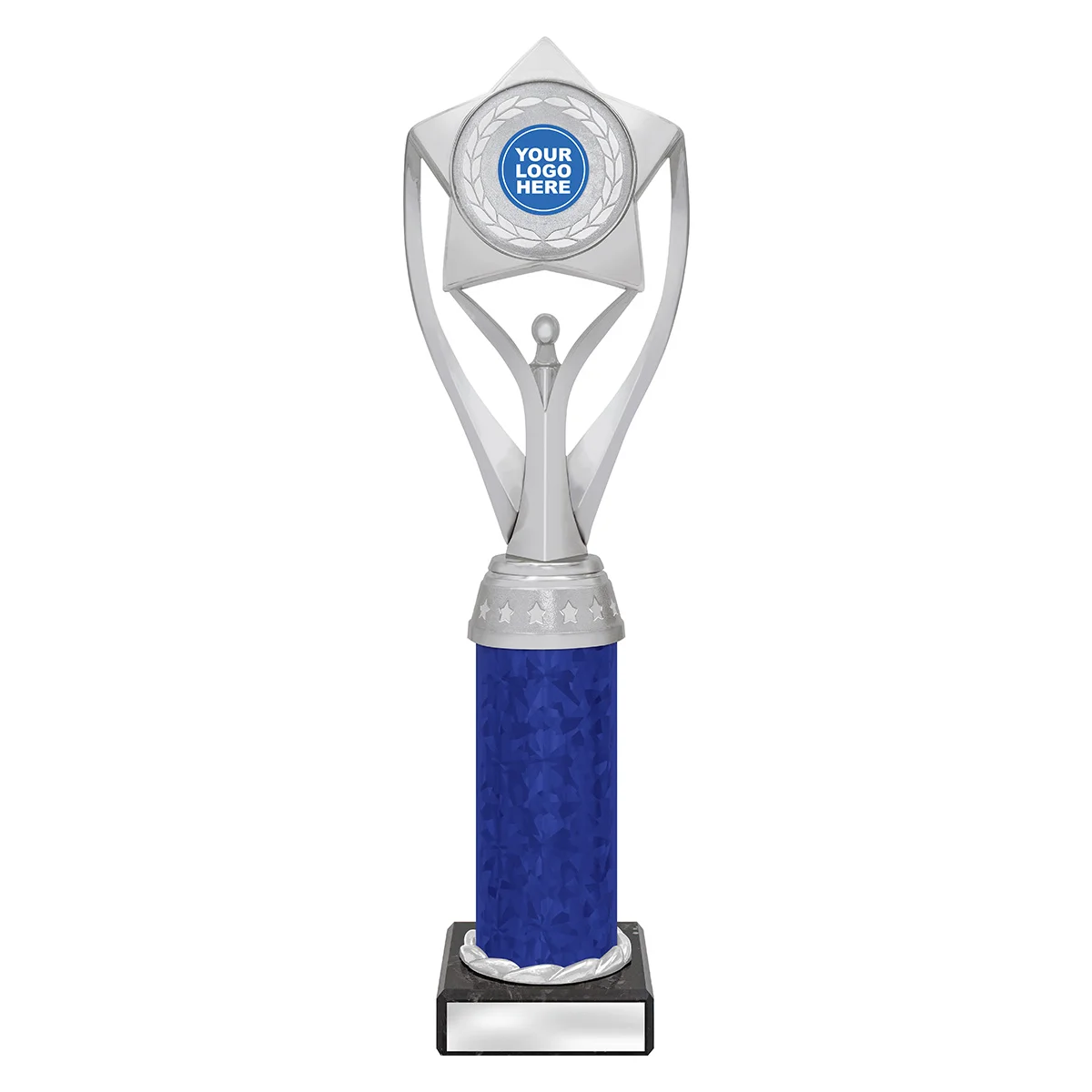 -silver Blue / silver silver triumph with plastic / marble construction