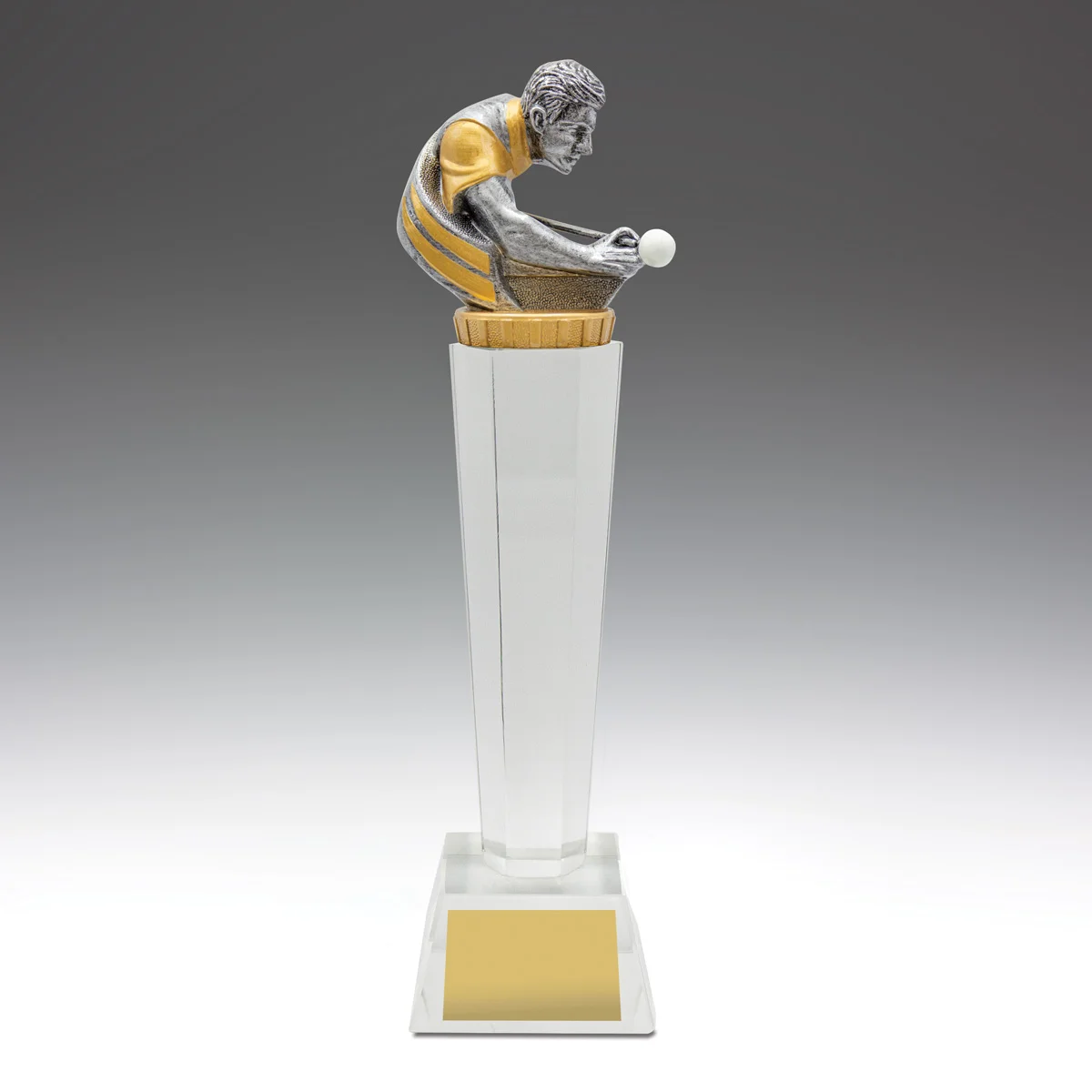 uc29a-grey-bg Snooker / pool crystal with crystal construction