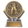 -gold Silver / gold spartan - ballet with resin construction