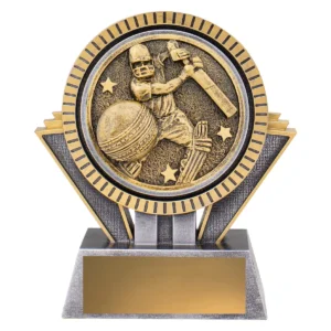 Silver / gold spartan - batting with resin construction