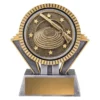 -gold Silver / gold spartan - clay pigeon with resin construction
