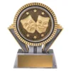 -gold Silver / gold spartan - drama with resin construction