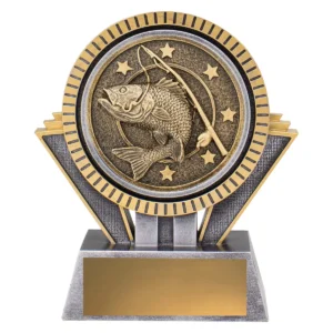 Silver / gold spartan - fishing with resin construction