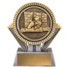 -gold Silver / gold spartan - go kart with resin construction