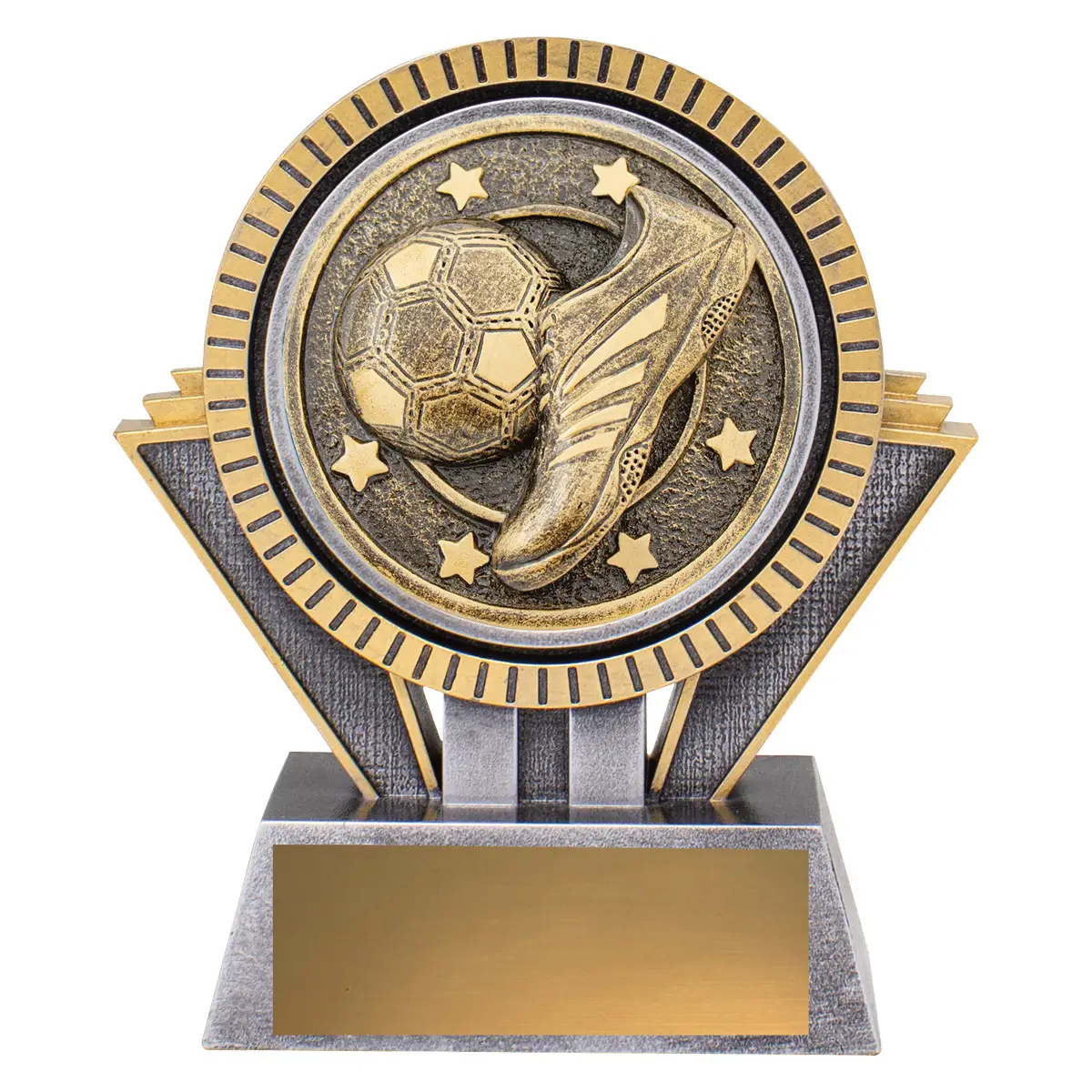 -gold Silver / gold spartan - indoor / futsal with resin construction