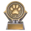 sr179a-silver-and-gold Silver & gold spartan - pet appreciation with resin construction