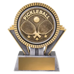 Silver / gold spartan - pickleball with resin construction