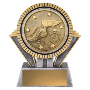 Silver & gold spartan - track with resin construction