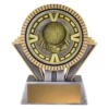 -gold Silver / gold spartan varsity - basketball with resin / metal construction