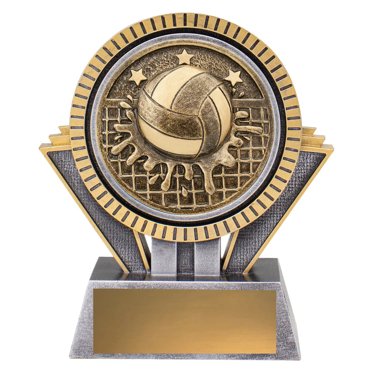 sr170a-silver-and-gold Silver & gold spartan - water polo with resin construction