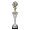 sr291a-silver Silver spear - netball with plastic construction