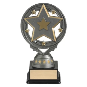 Silver star torch with plastic construction
