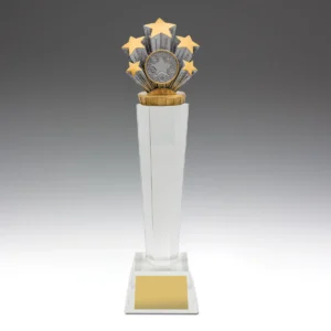 Stars crystal with crystal construction