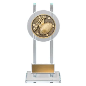 Gold tag spartan glass with glass construction
