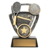 12718s-silver Silver tennis budget theme with resin construction
