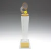 Tennis crystal with crystal construction