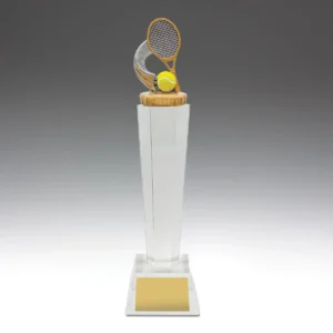 Tennis crystal with crystal construction
