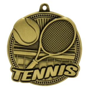 Gold tennis tempo with metal construction