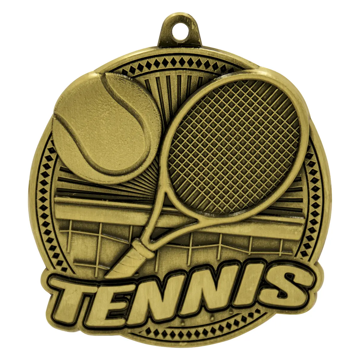 mp818g-gold Gold tennis tempo with metal construction