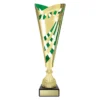 cup138a-green Green thunder - gold / green with plastic / metal / marble construction